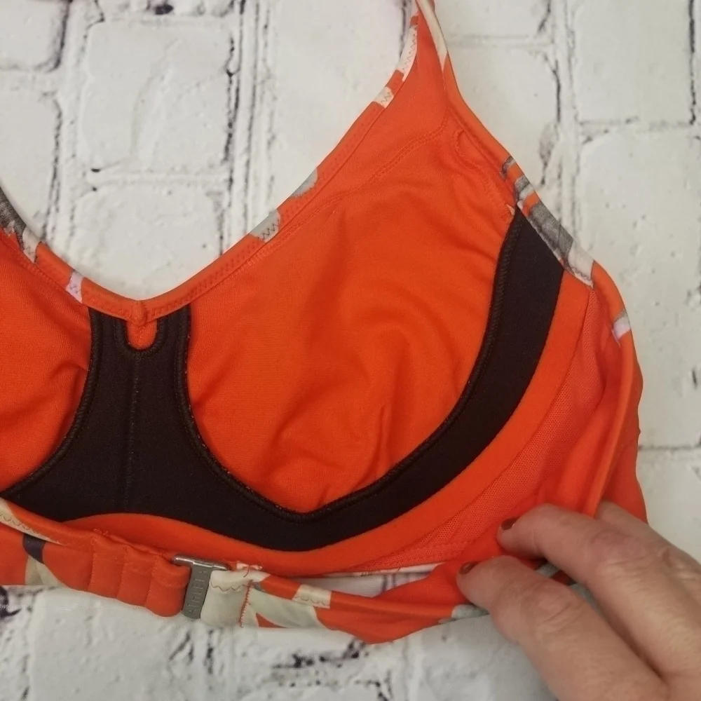 Athleta waimea plunge halter bikini top